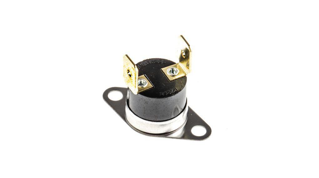 Bi-Metallic Thermostat, Opens at +15°C, Closes at 5°C, +150°C Max, SPST, Automatic Reset, Bracket Mount